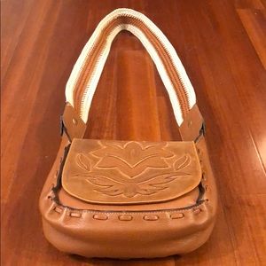 Sam Edelman saddle Brown leather crossbody bag